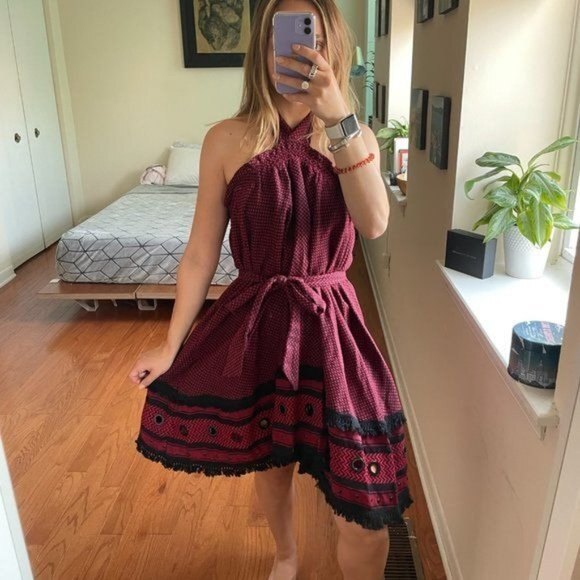 Dodo Bar Or Burgundy and Black Mini Dress - Picture 10 of 12